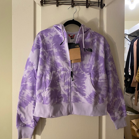 Northface Essential Full Zip Hoodie Tie Dye - Picture 8 of 8